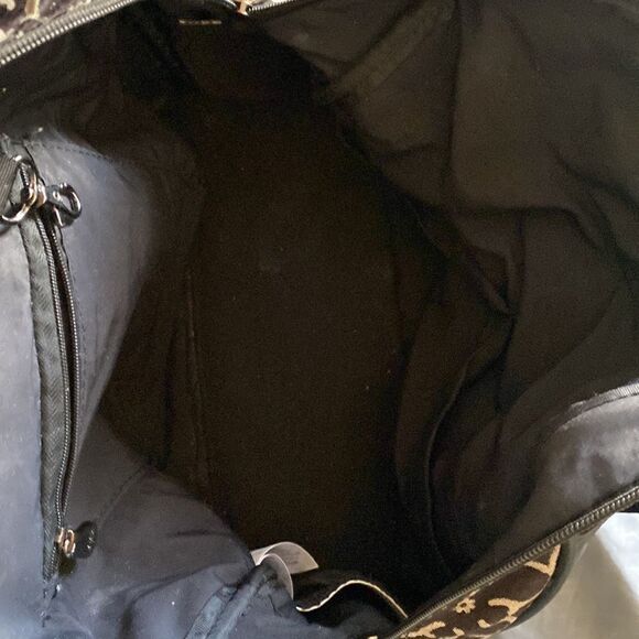 Petunia Pickle Bottom Black/Gray Printed Diaper Bag/Backpack OS - Picture 4 of 10